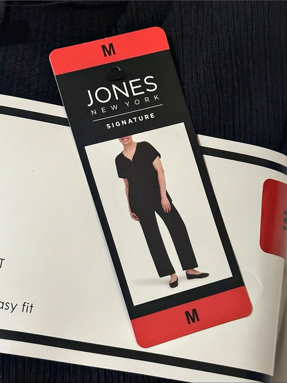Jones New York Signature 2 Piece Set Black 2 Piece Set Size Medium NWT